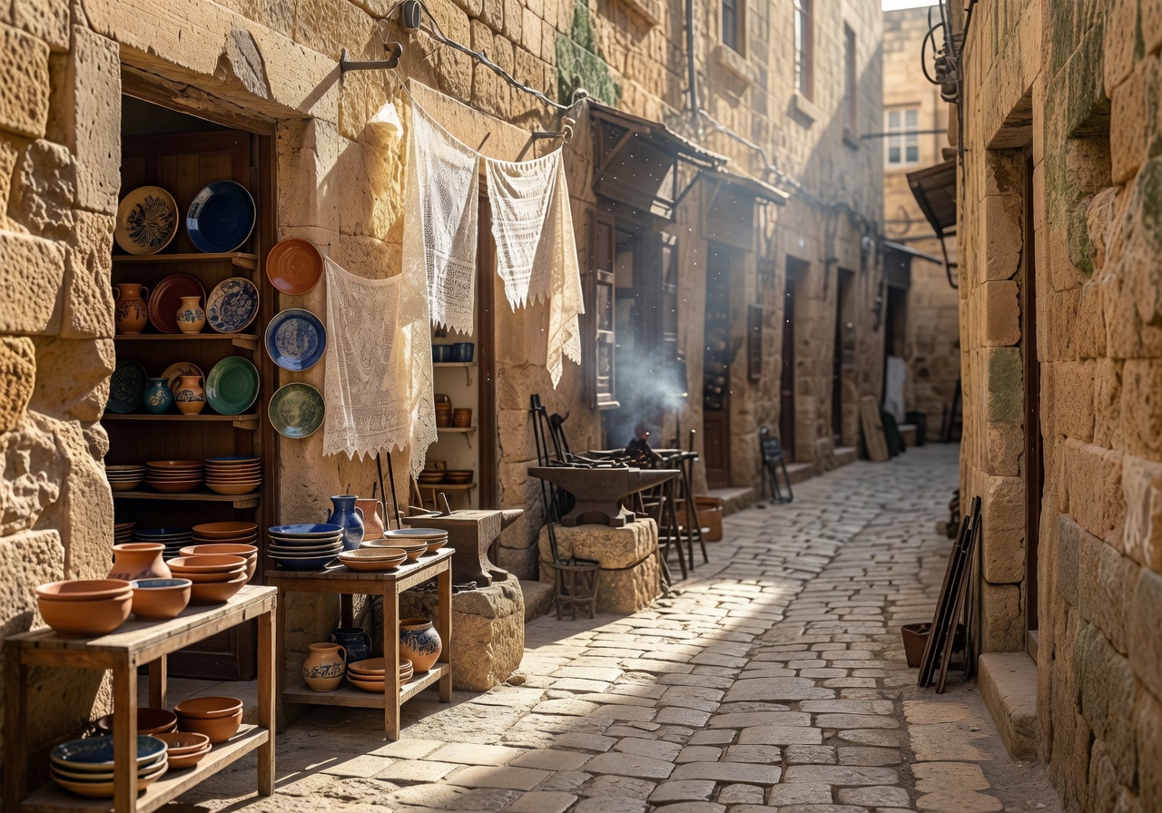 Mdina Silent City Artisanal Shops Alley
